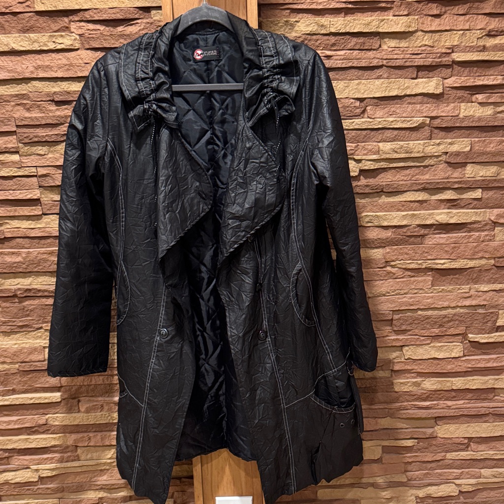 Planet Made In France Black Women's Trench Jacket